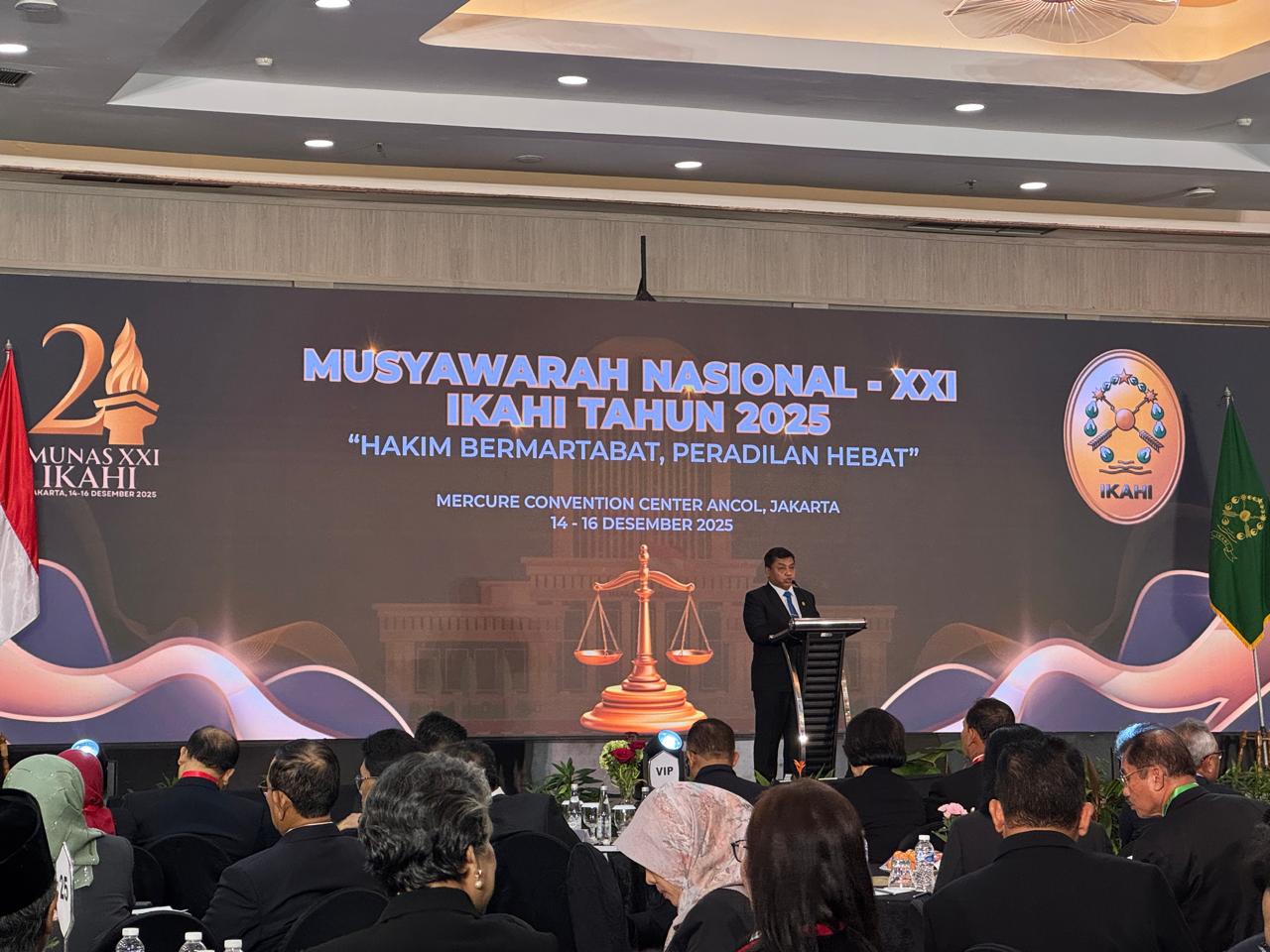 Musyawarah Nasional XXI IKAHI Resmi Dibuka di Jakarta